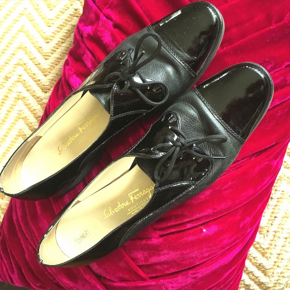 Ferragamo Lace-Up Oxfords
